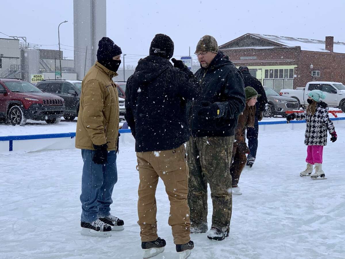 The grand opening of the newest recreational venue in Reed City, the ice rink, was held this past Saturday. Along with skating, visitors were treated to hot cocoa and cookies.