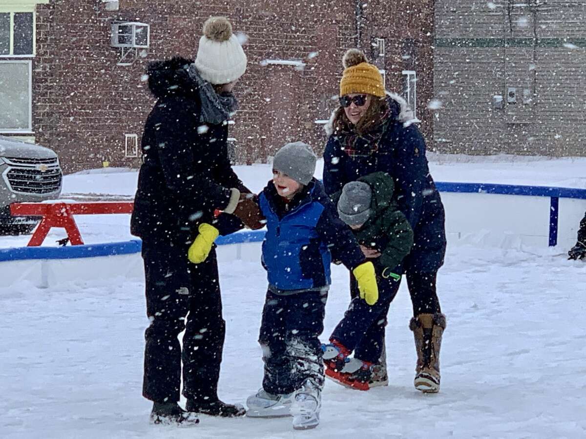 The grand opening of the newest recreational venue in Reed City, the ice rink, was held this past Saturday. Along with skating, visitors were treated to hot cocoa and cookies.