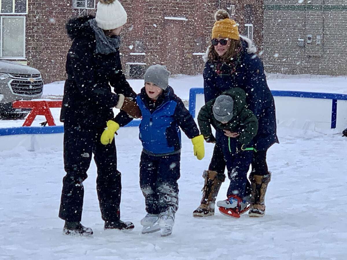 The grand opening of the newest recreational venue in Reed City, the ice rink, was held this past Saturday. Along with skating, visitors were treated to hot cocoa and cookies.