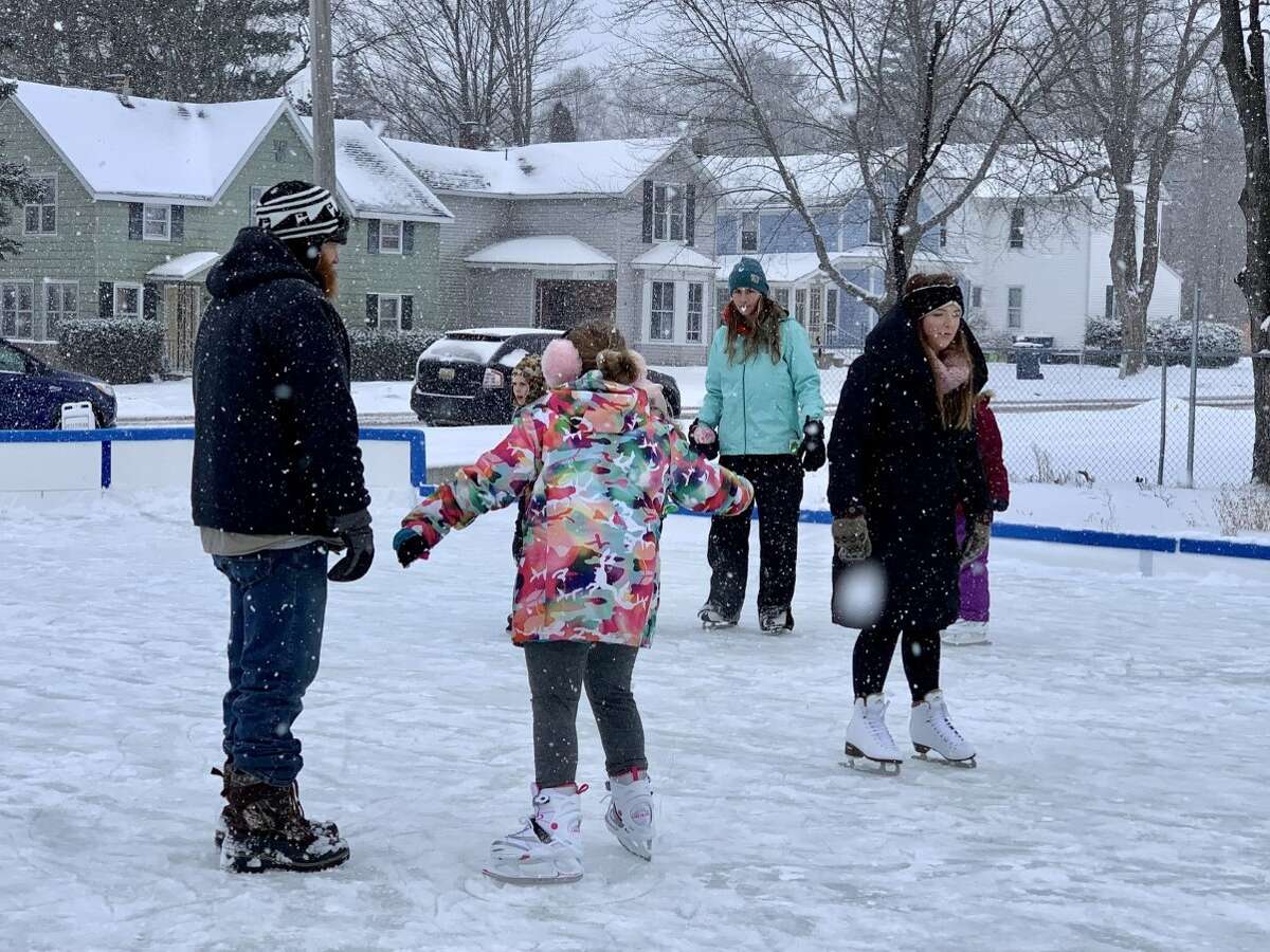 The grand opening of the newest recreational venue in Reed City, the ice rink, was held this past Saturday. Along with skating, visitors were treated to hot cocoa and cookies.