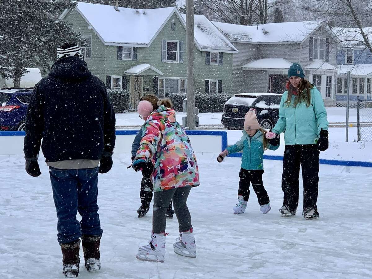 The grand opening of the newest recreational venue in Reed City, the ice rink, was held this past Saturday. Along with skating, visitors were treated to hot cocoa and cookies.