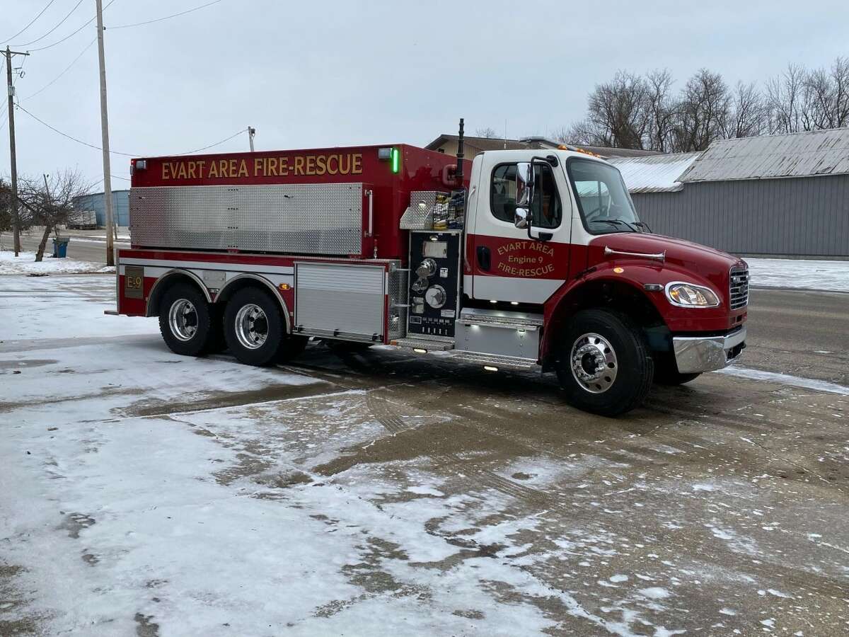Evart Area Fire Department had their newest pumper truck on display recently at the fire station. The new truck replaces a 35 year old truck.