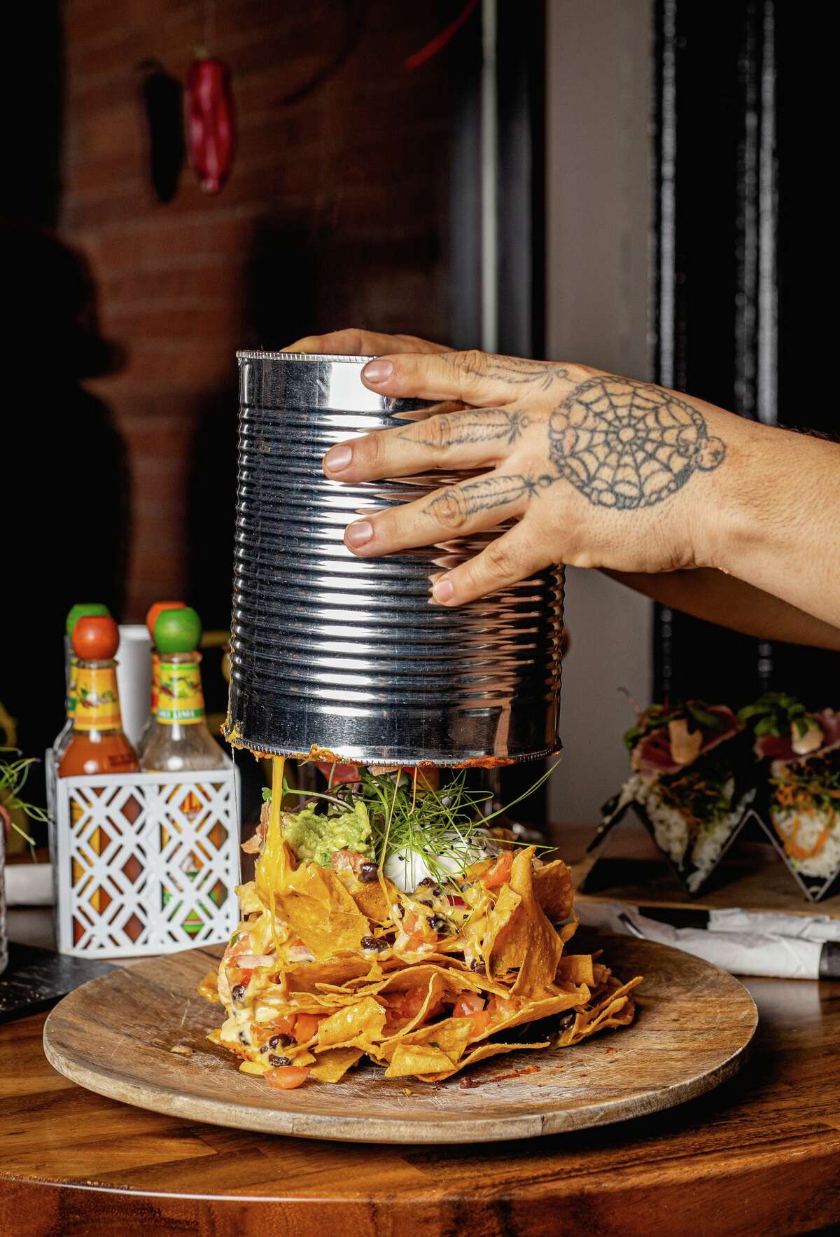 "Basura," or "trash can" nachos at ATC South St.