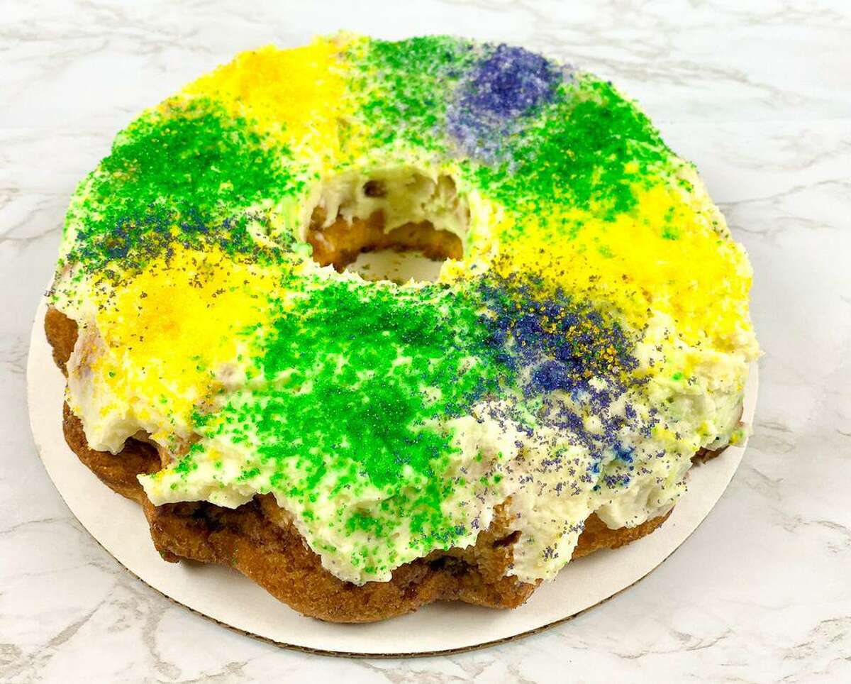 Kai's Baking Studio offers a gluten-free, keto-friendly King Cake.