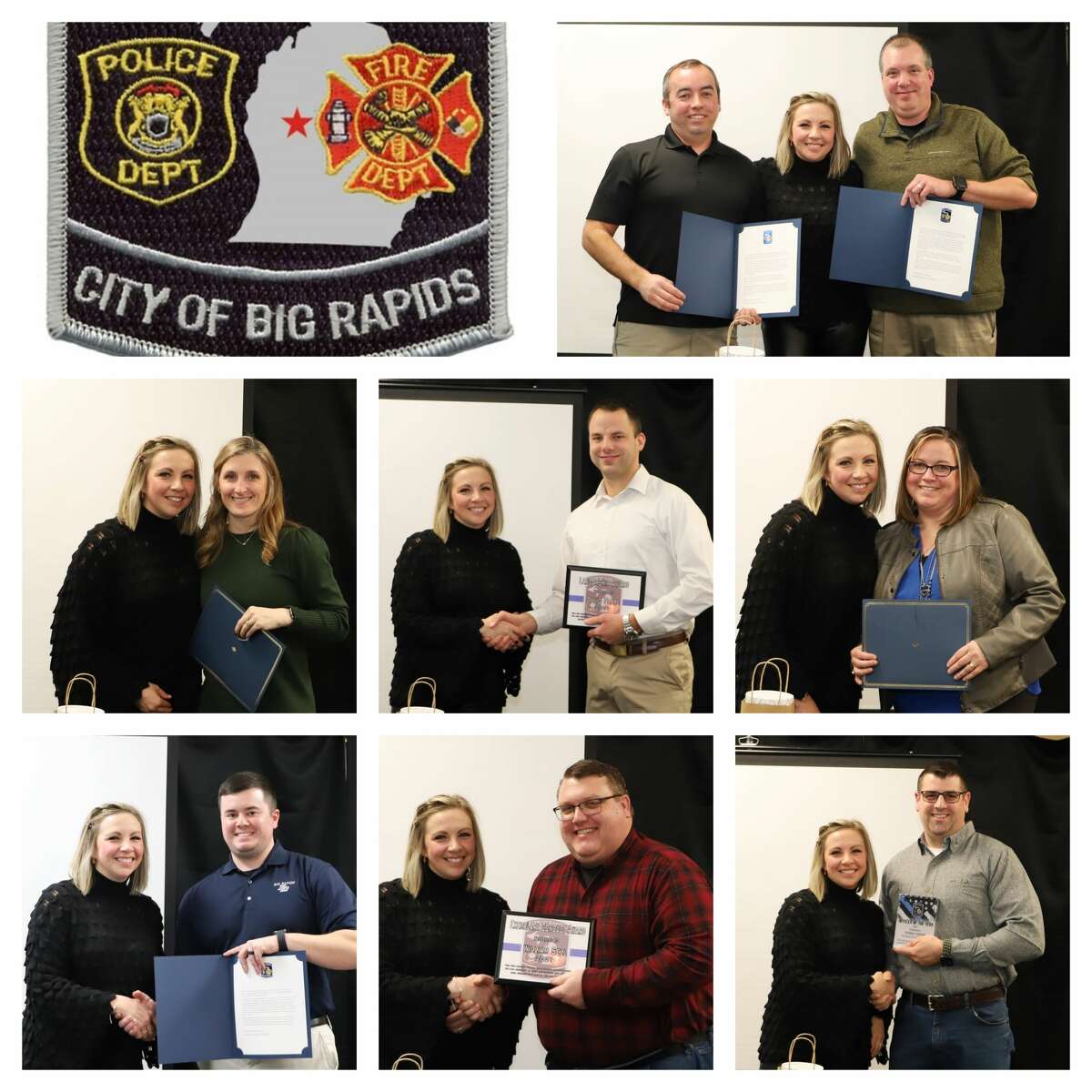 The Big Rapids Department of Public Safety hosted its annual awards banquet over the weekend with several officers being recognized for their achievements throughout 2021.