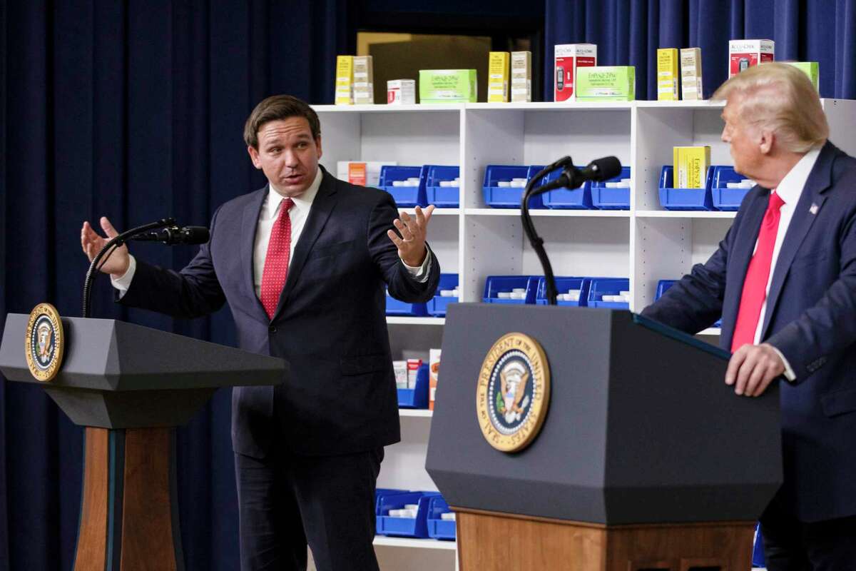 Florida Gov. Ron DeSantis and President Donald Trump are suddenly, maybe, rivals in the race for 2024.