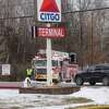 Cleanup crews were at the scene of a  spill Tuesday, Jan. 25, 2022, at the Citgo terminal on River Road.
