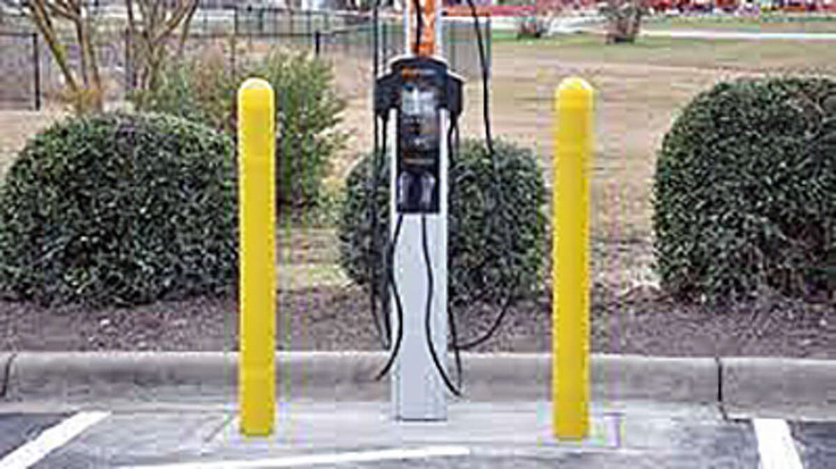 This Level 2 charging station may be similar to the one that Glen Carbon plans to use a $15,000 grant to help purchase and install in Schon Park.