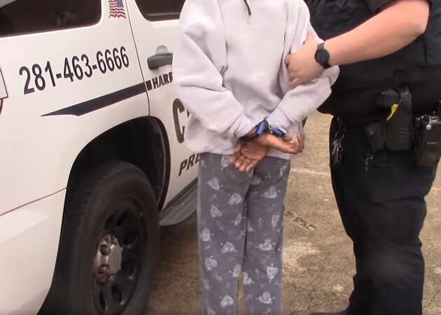 Story photo for A teen accused of threatening to shoot up a Katy school is arrested.