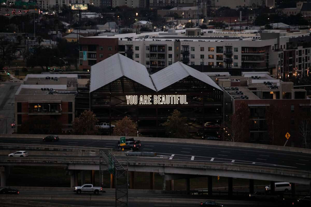 New 60foot long downtown sculpture tells San Antonio 'You Are Beautiful'