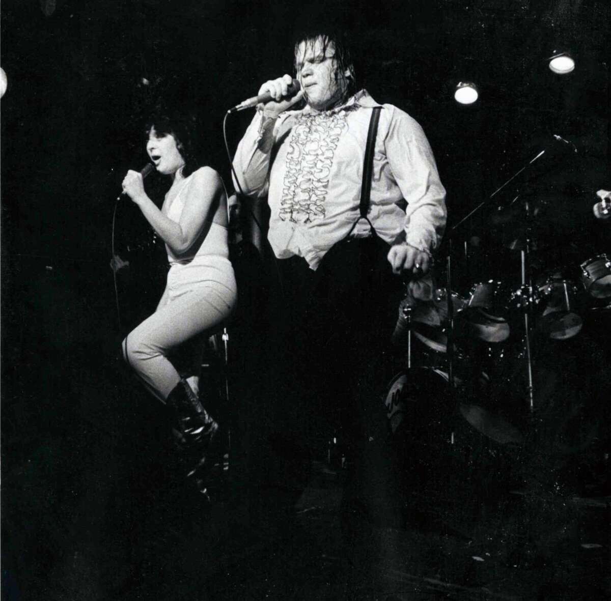 Rock icon Meat Loaf (right) performed at Toad's Place in New Haven, Conn. five times, according to owner Brian Phelps. The rock musician died on Jan. 20, 2022 at age 74. 