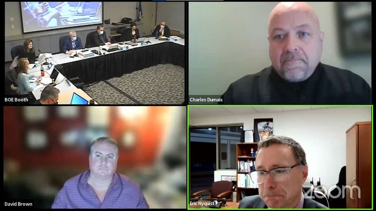 The Darien Board of Education met Monday with Eric Nyquist, a coordinator overseeing the Open Choice program in Darien.