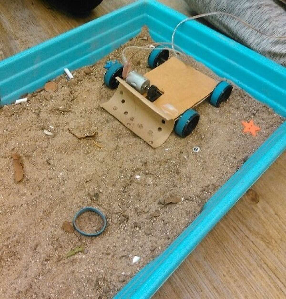 Students participating in free educational classes from the Sleeping Bear Dunes Notional Lakeshore will get the chance to make miniature sand cleaning machines. 