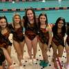Shelton girls swimming seniors Diya Patel, Megan Bucherati, Kayla Bretan, Anastasia Rodova, Marisa Savino, Ria Dalvi and Greta Parkes led the Gaelettes.
