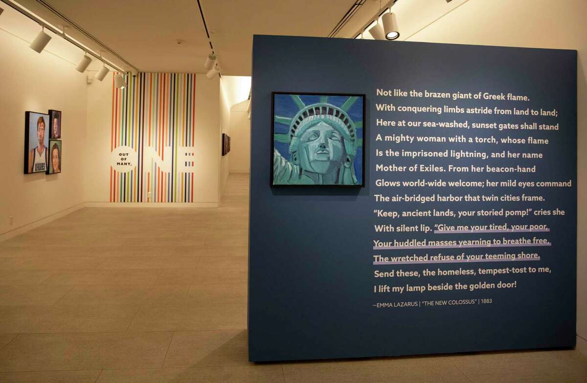 President George W. Bush’s “Out of Many, One: Portraits of America’s Immigrants” exhibit as seen Wednesday, Jan. 26, 2022 at the Museum of the Southwest. Jacy Lewis/Reporter-Telegram