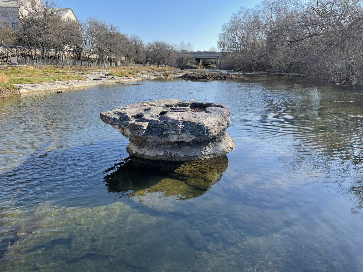 The round rock that gave Round Rock its name.
