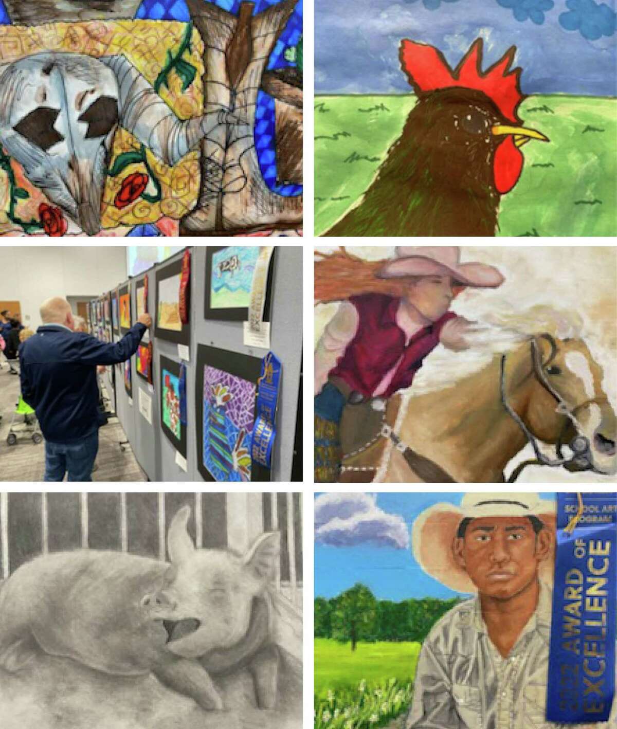 Twenty-one Alvin Independent School District artists have claimed recognition from the Houston Livestock Show and Rodeo and will have their work displayed at NRG Center.