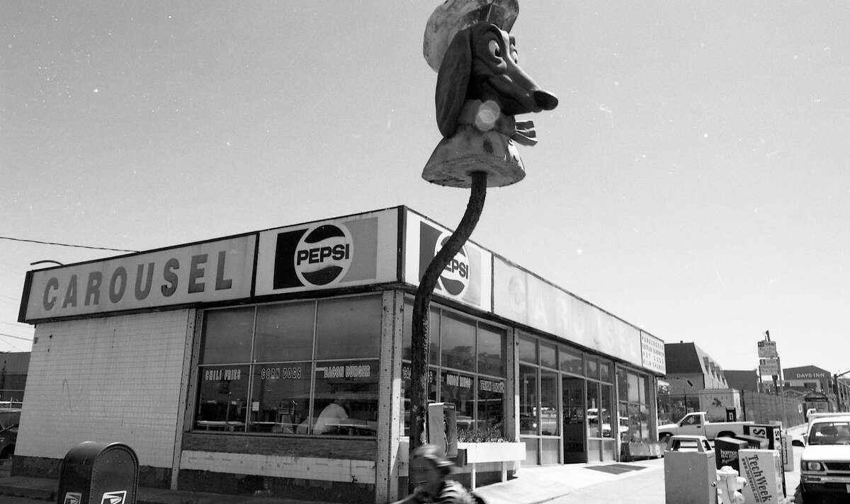 The last Doggie Diner head at the Carousel Restaurant.