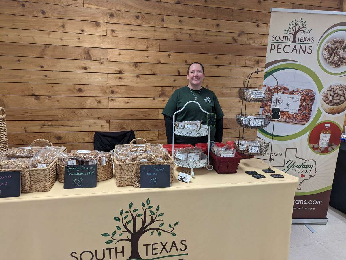 Sharon Herman from South Texas Pecans, a family-owned business which grows pecans and produces pecans products.