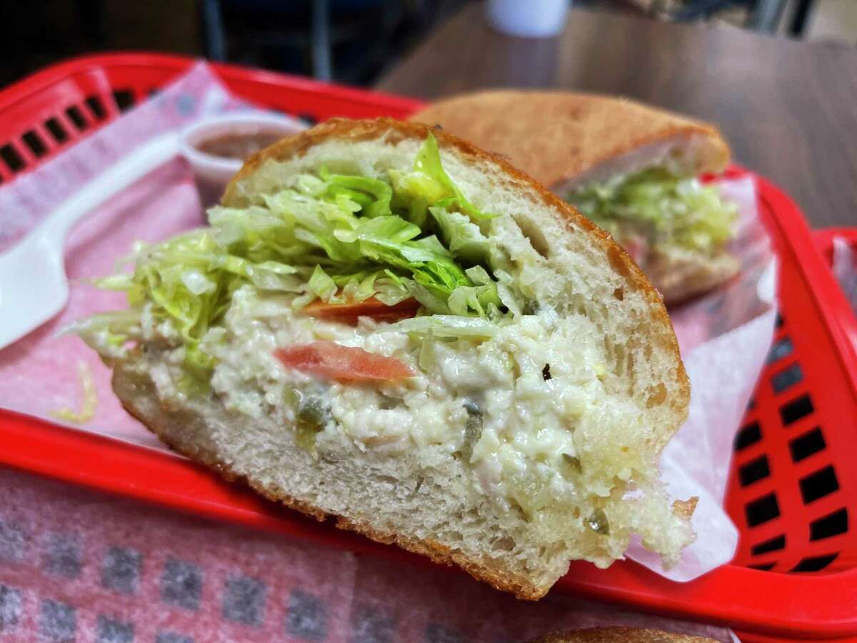 The chicken salad sandwich at Zito's Deli