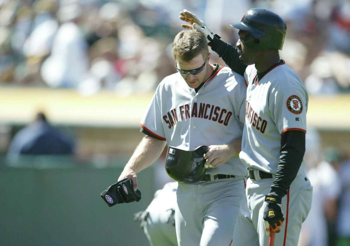 Jeff Kent of the San Francisco Giants during Game One of the