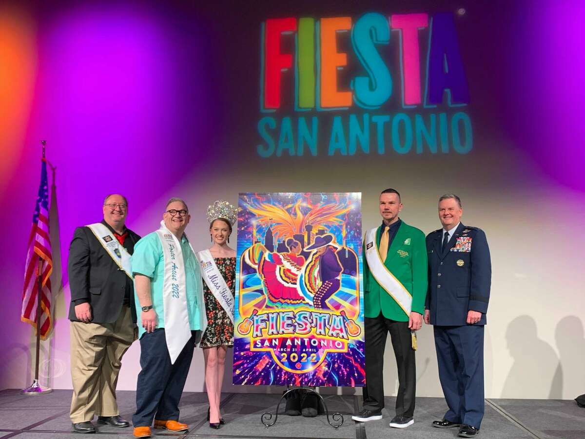 Here's your first look at the 2022 Fiesta San Antonio poster