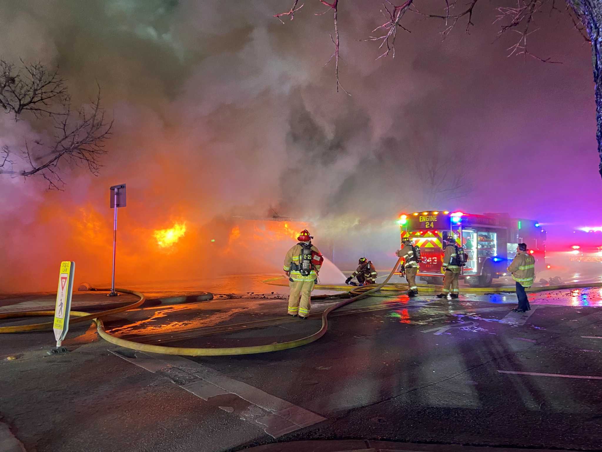 Fire destroys 2 downtown Kyle businesses, closes City Hall