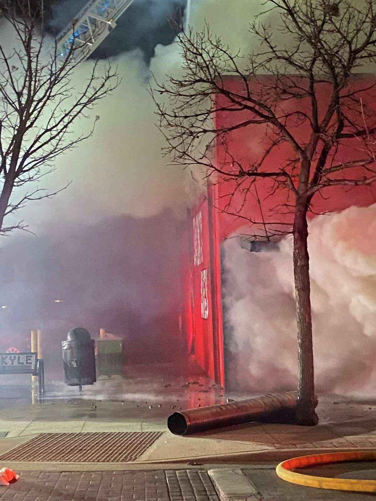 Fire destroys 2 downtown Kyle businesses, closes City Hall