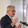 Rensselaer County Executive Steve McLaughlin delivers state of county speech to the Rensselaer County Regional Chamber of Commerce on Thursday, Jan. 27, 2022, in Troy, N.Y.
