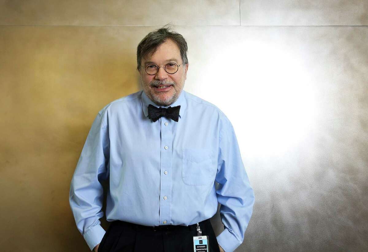 Dr. Peter Hotez at the Michael E. DeBakey Library and Museum in Houston on Thursday, Jan. 28, 2021.