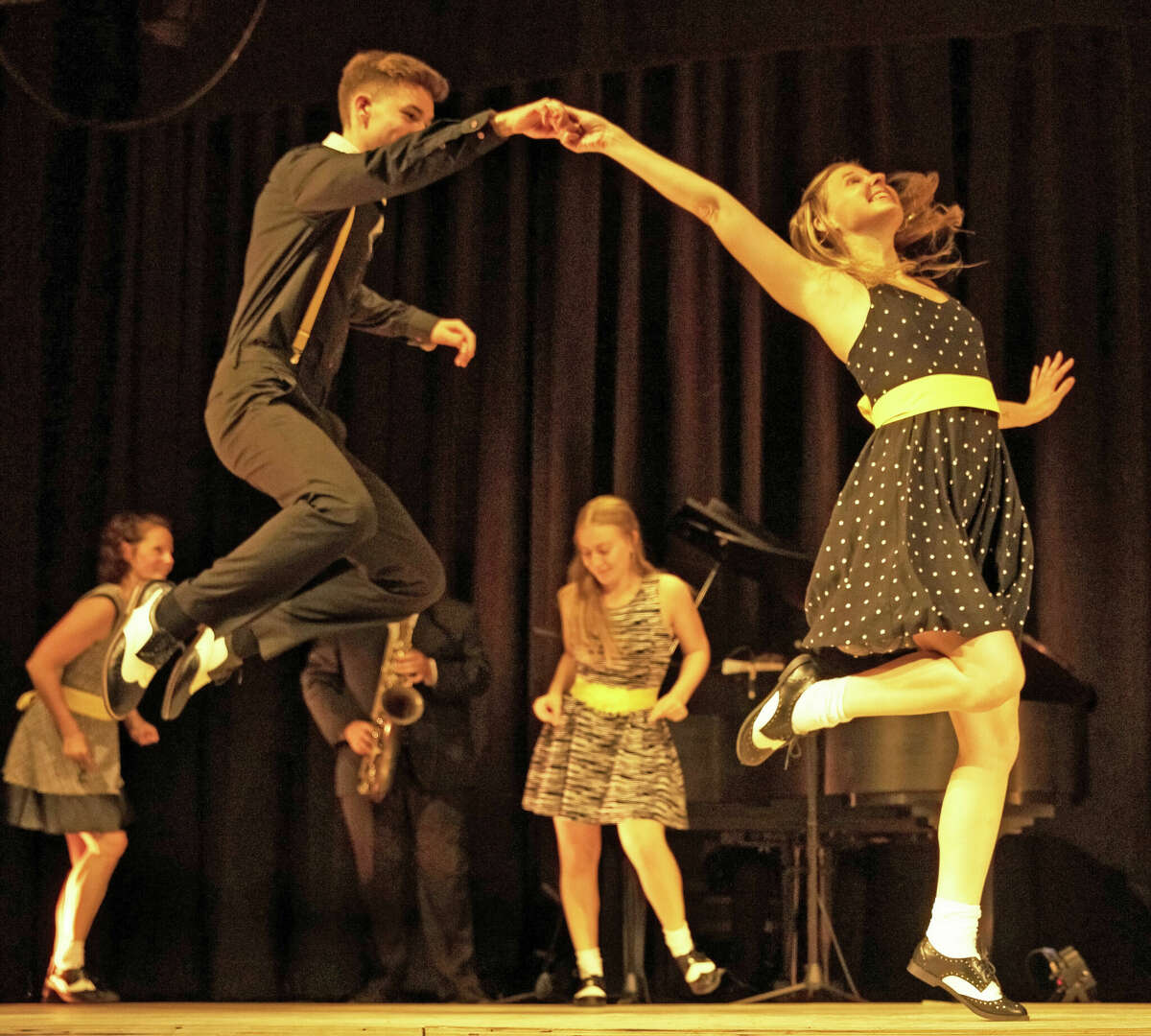 “In Due Time,” which will be at the Wildey Theatre for two performances on Feb. 12, combines tap dancing with the jazz music of the Dave Brubeck Quartet.