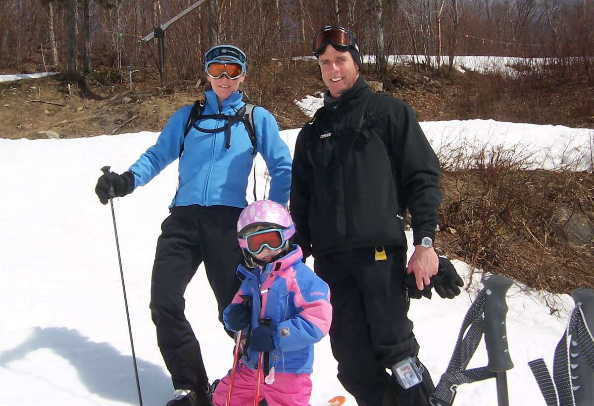 Hannah Soar and her parents, Sue and TJ Soar. Soar's parents introduced her to skiing at just 18 months old. She's been skiing moguls since she was 3.
