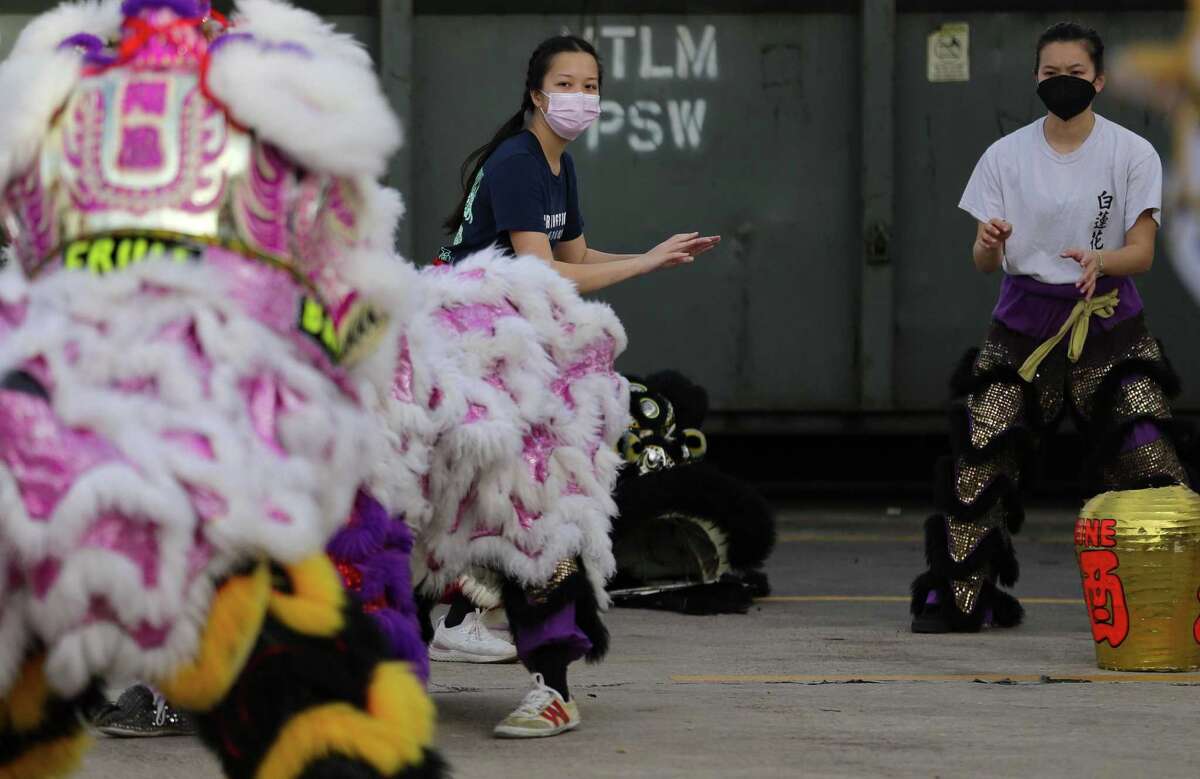 How one Houston lion dance troupe practices for the Lunar New Year celebrations