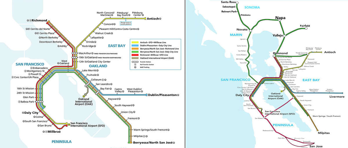 First BART Plan Took Riders From SF To Napa In 45 Minutes   1200x0 