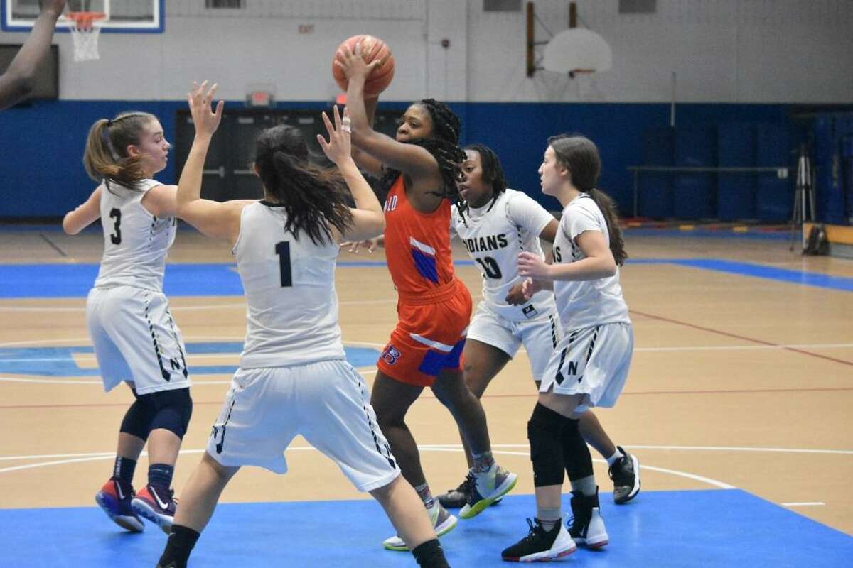 The Bloomfield girls basketball team will forfeit the remainder of its game due to inability to dress more than five varsity players.