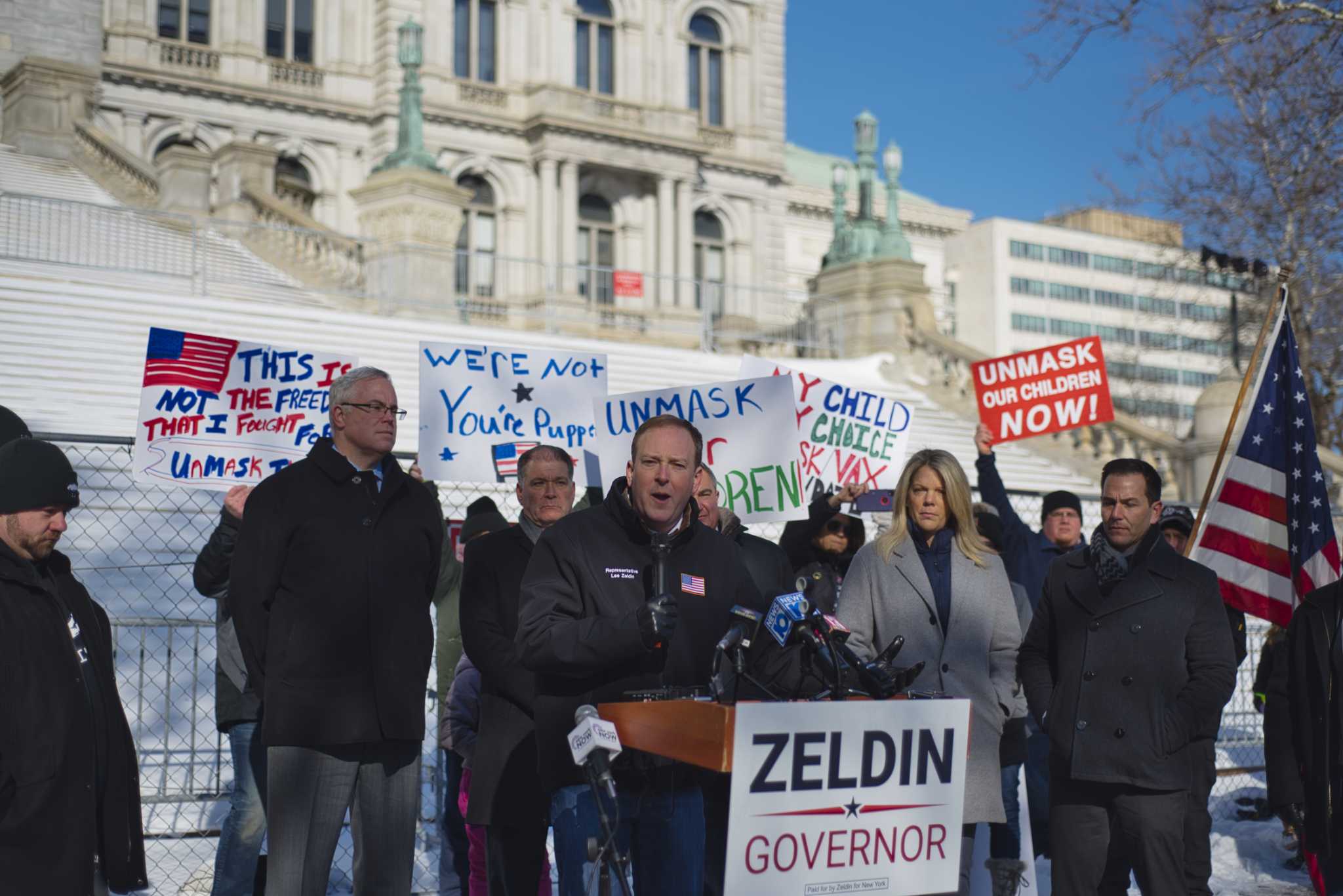 Hochul campaign calls Zeldin 'far-right extremist' in solicitation