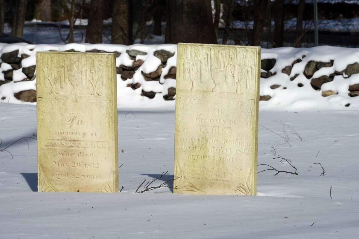 Kellogg-Comstock Cemetery in Norwalk, Conn. Jan. 31, 2022.