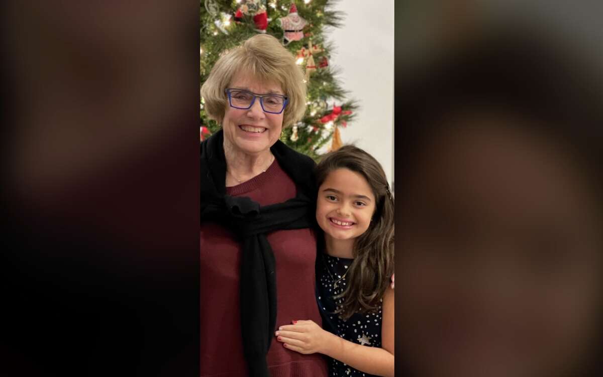Marilee Wood (left), 83, was killed after being struck by a driver in Montrose on Jan. 16, 2022. She's pictured here with her granddaughter. 