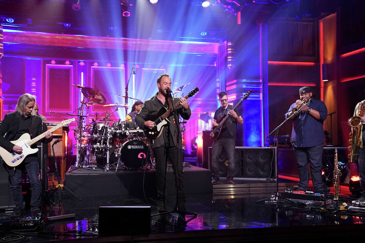 The Tonight Show Starring Jimmy Fallon Musical Guest Dave Matthews Band performs "Samurai Cop (Oh Joy Begin)" on June 21, 2018.