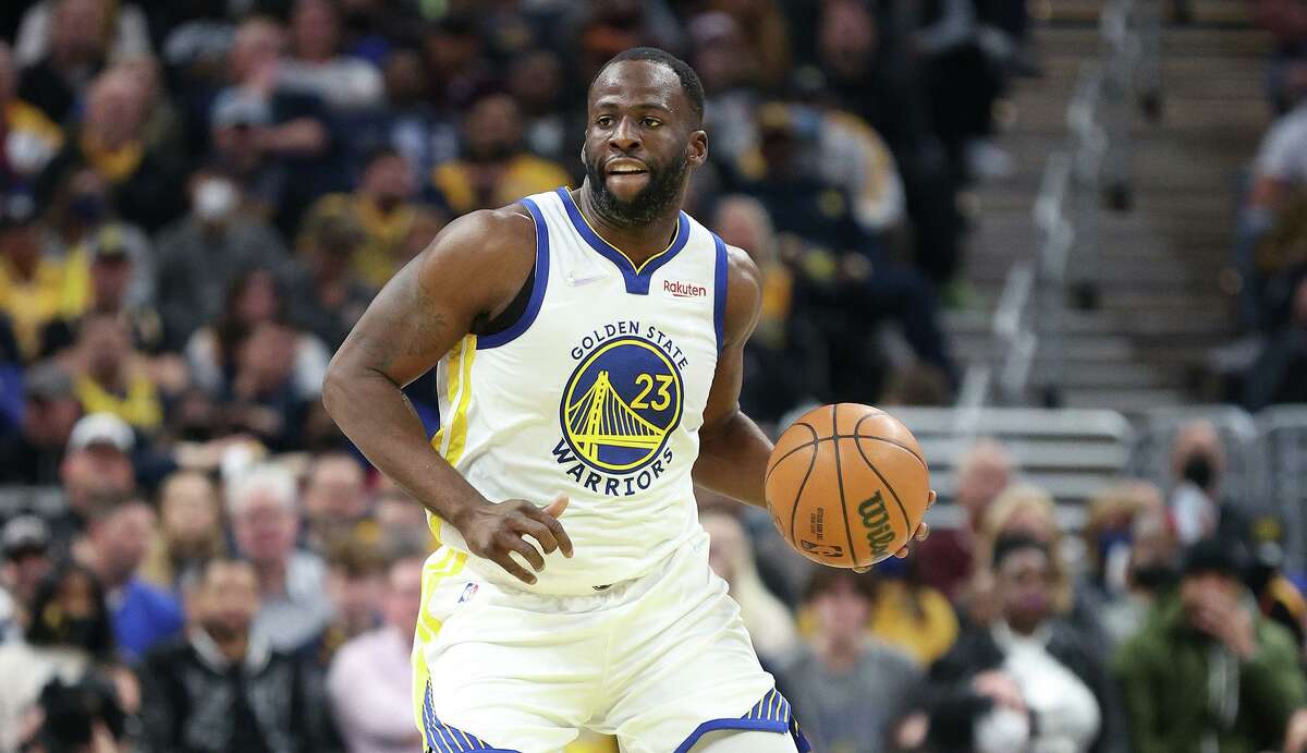In this photo from December 13, 2021, Draymond Green (23) of the Golden State Warriors against the Indiana Pacers at Gainbridge Fieldhouse in Indianapolis, Indiana. (Andy Lyons/Getty Images/TNS)