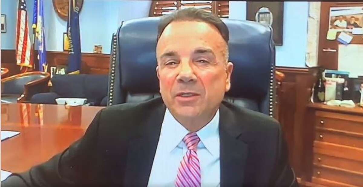 Mayor Joe Ganim announced in a Facebook video and statement released Sunday that he was ordering two detectives placed on administrative leave.