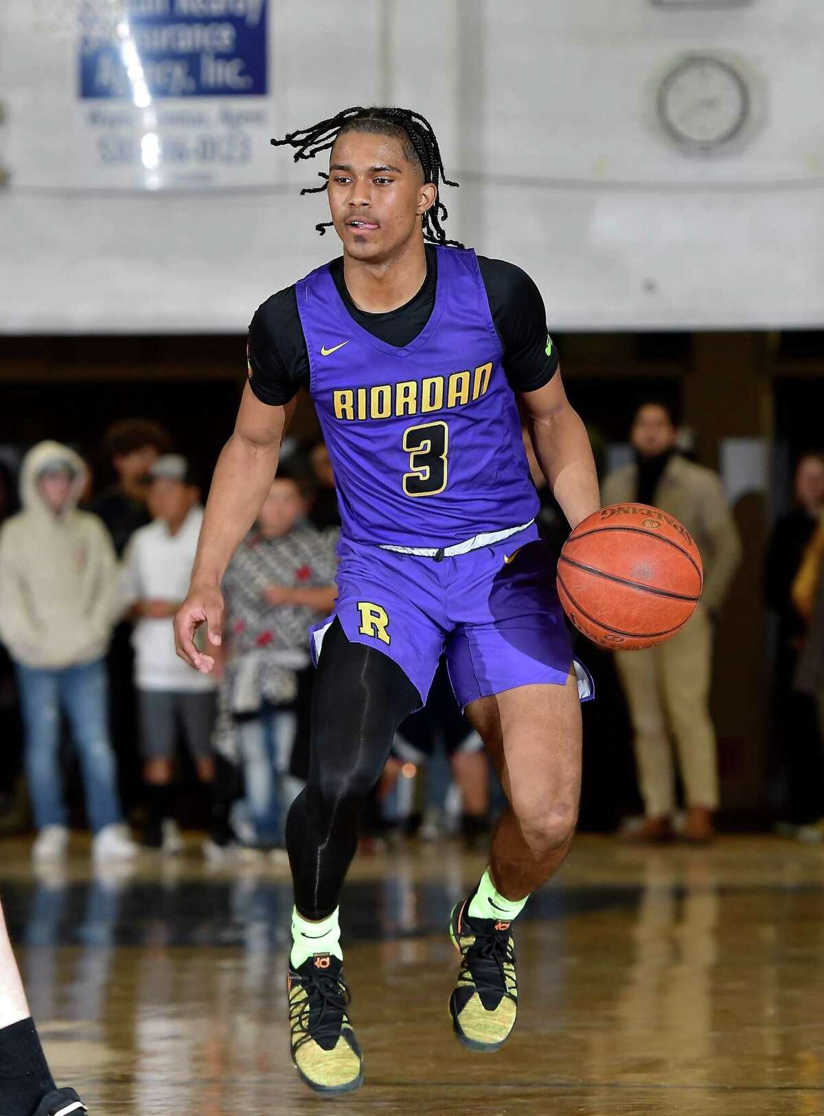 Riordan's King-Njhsanni Wilhite is among the leading candidates for The Chronicle's Metro Player of the Year award.