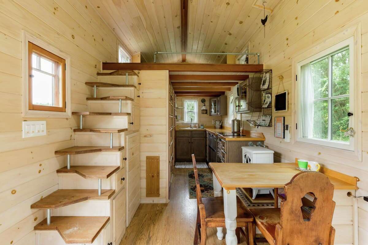 Tiny house in New Paltz, New York: View listing here Hikers will be at home in this tiny getaway near the Shawangunk Ridge.