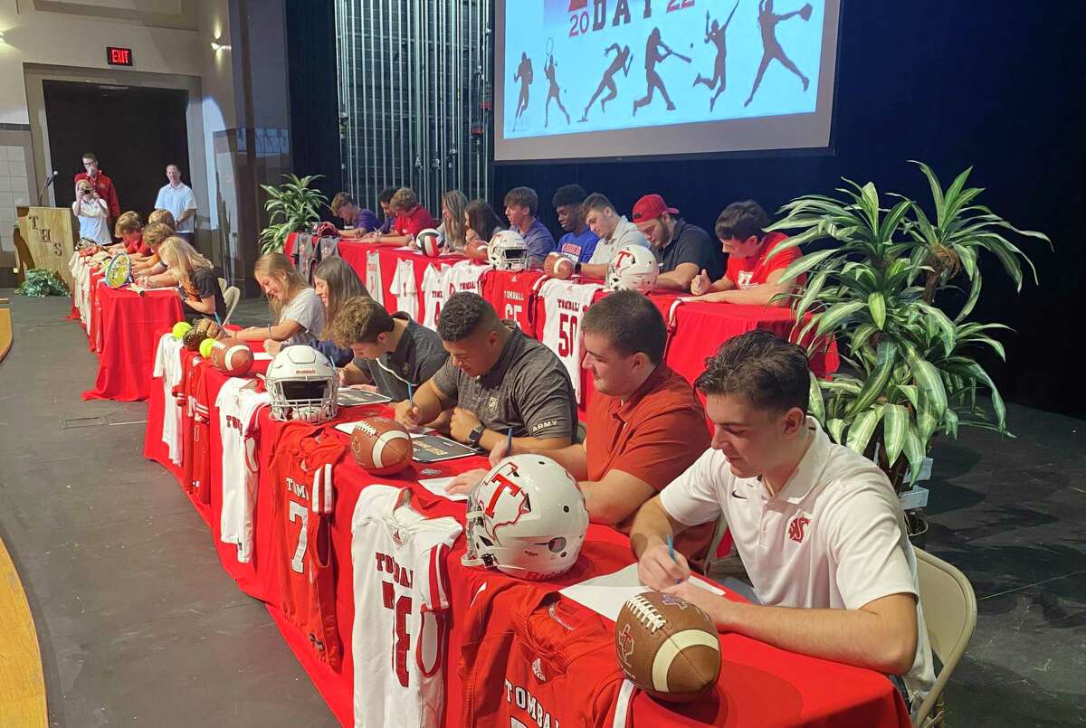 Over 20 student-athletes from Tomball High were honored and signed on National Signing Day, Feb. 2.