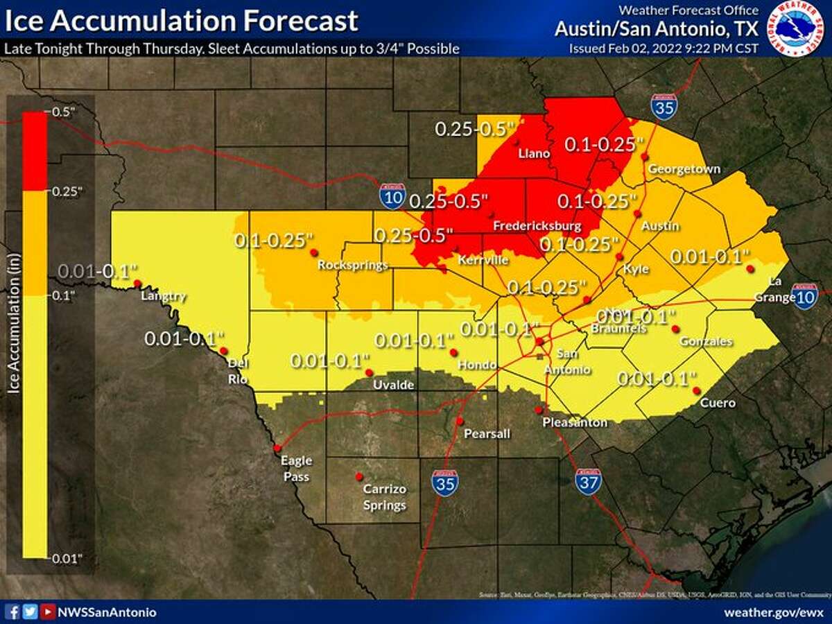 Winter weather advisory extended for San Antonio ahead of freezing rain