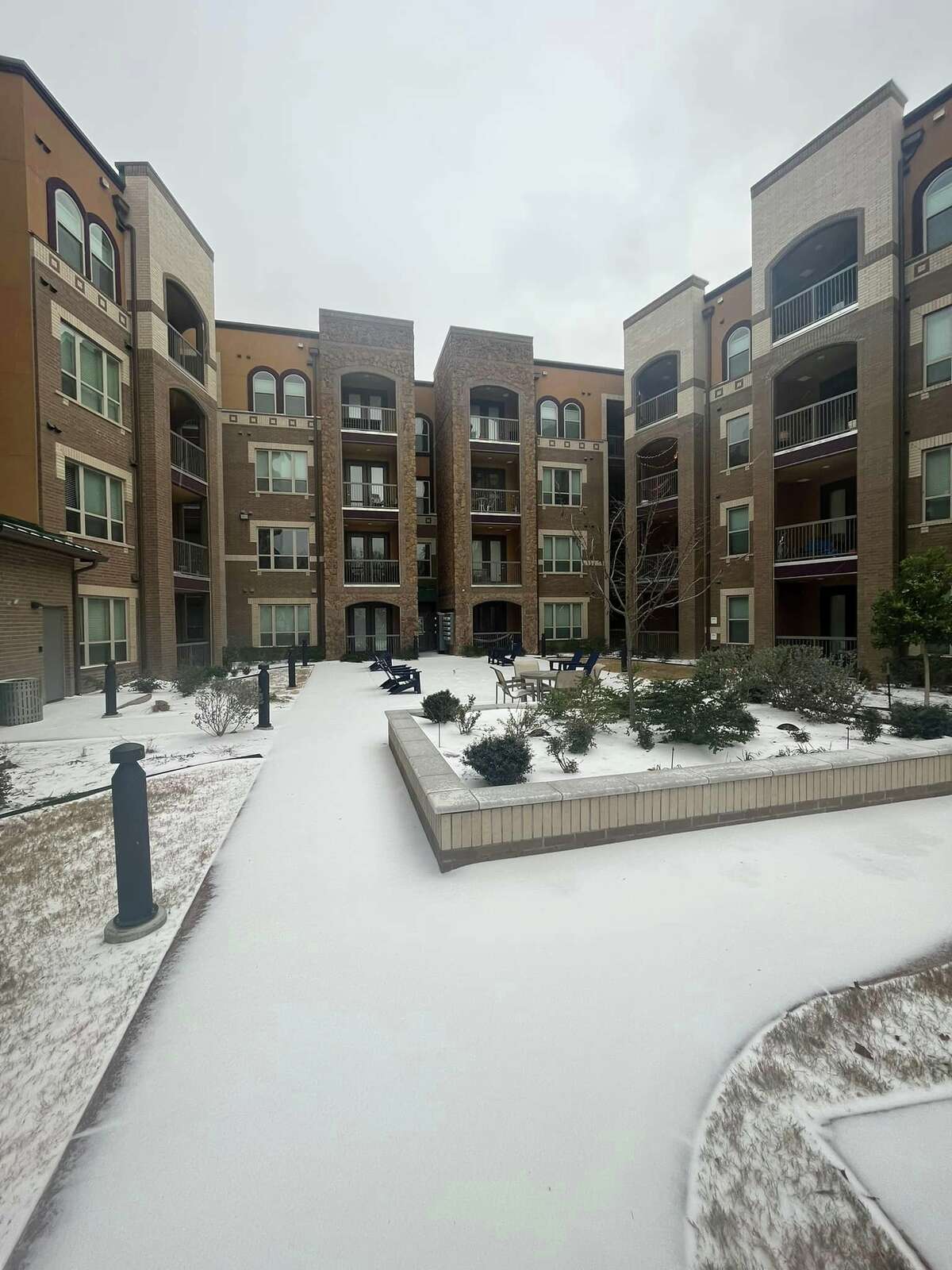 Texas winter freeze Social media photos show snow, ice blanket parts