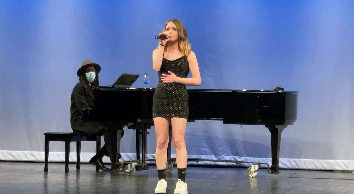 Olivia Hirsch and Ethan Smith, students at Bethel High School, went viral on TikTok after she posted a video of her performance. Smith played the piano for her after the music track went off during Hirsch's performance. 