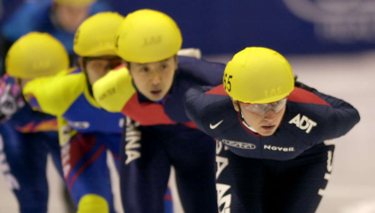 Olympic speed skating medalist Amy Peterson Peck recalls her flag ...