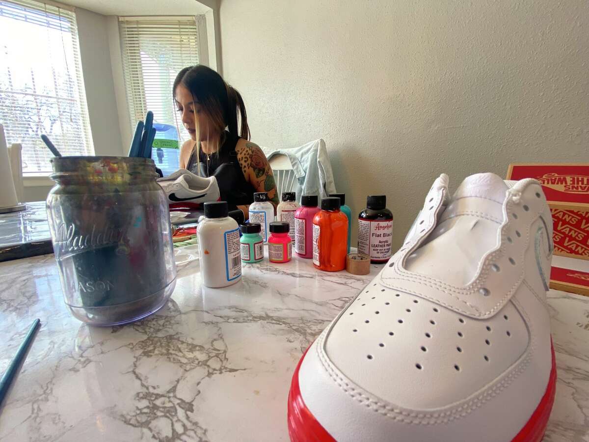 Kate Orosco, or Kustom Kate, is stepping into the San Antonio shoe customization game. 