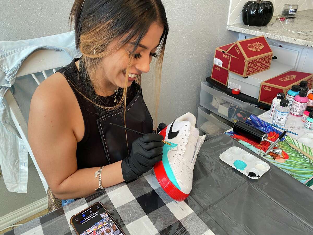 Kate Orosco, or Kustom Kate, is stepping into the San Antonio shoe customization game. 